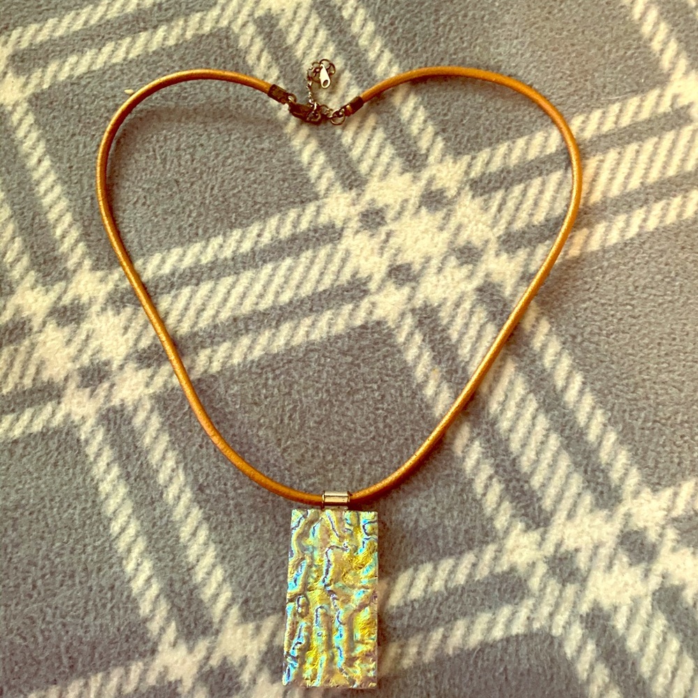 Glass artist necklace